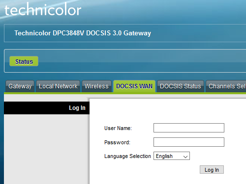 technicolor modem username and password technicolor modem username and password